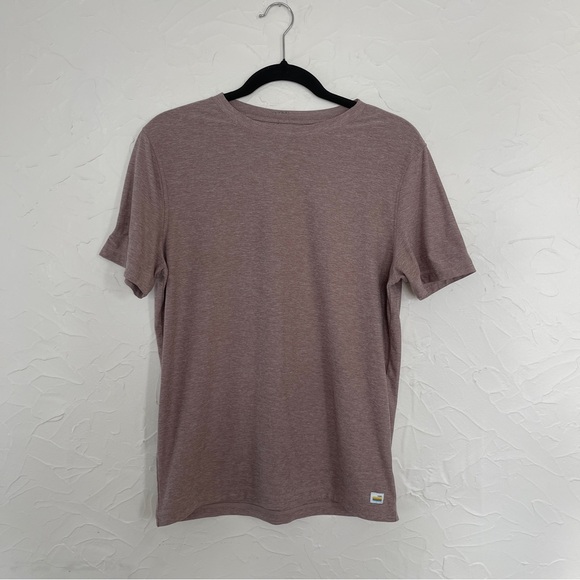 Vuori Men’s Strato Tech Tee. Size Small. Sable Heather Color - Picture 3 of 7